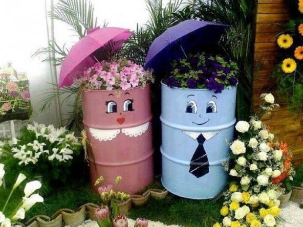 30 Fascinating Low Budget DIY Garden Pots