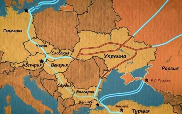 Россия замыкает Европейское газовое кольцо