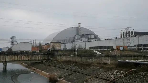 Пожар в Чернобыльской зоне отчуждения на Украине потушен