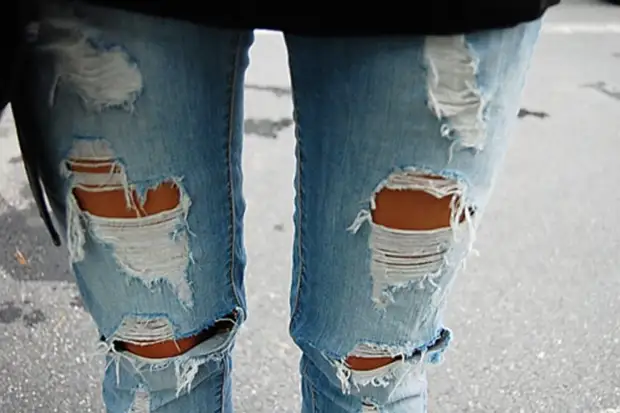 Высокая мода и наши старшеклассницы. Джинсы-стринги