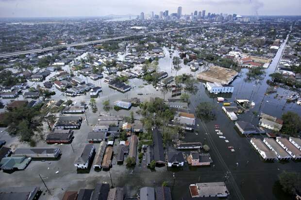9. Ураган Катрина, 2005 природа, стихийные бедствия, факты, фотография