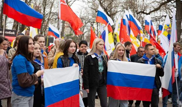 В Ставрополе прошел митинг в честь референдума о вступлении ДНР и ЛНР в состав РФ