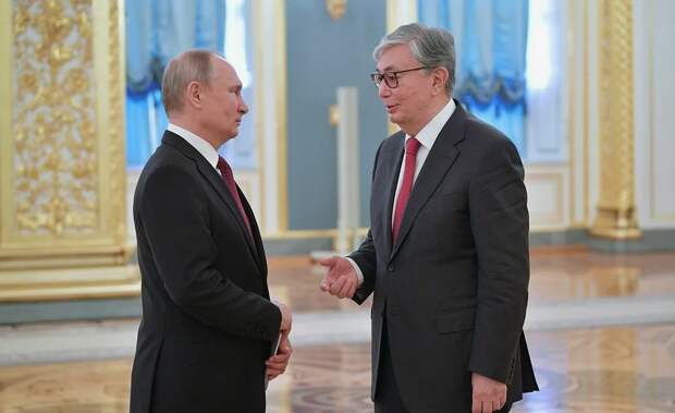 Владимир Путин и Касым-Жомарт Токаев