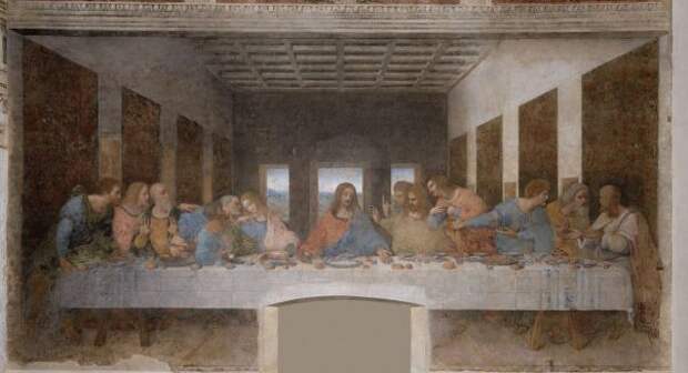 Тайная вечеря. 1495-1498. Леонардо да Винчи 