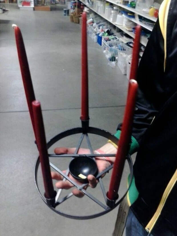 Привет от сатанистов!