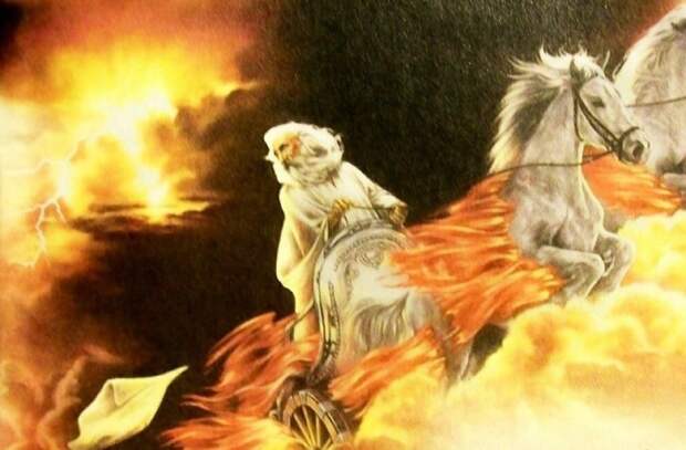 Гром гремит, молнии сверкают – это Илья Пророк на огненной колеснице летит по небу. /Фото: prophetweekly.com