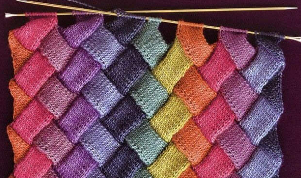 Техника плетеного вязания энтерлак шаг за шагом... Увлекательная технология вязания!