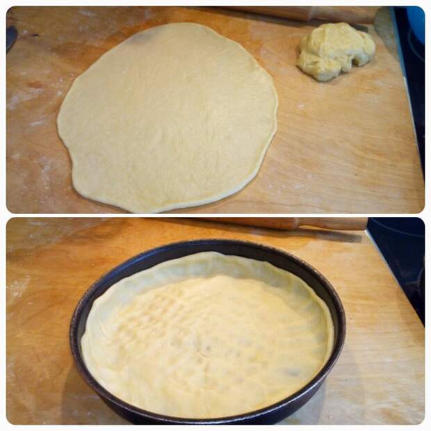 Катаем тесто, укладываем. готовим сами, домашние рецепты, еда, пирог, татарский пирог