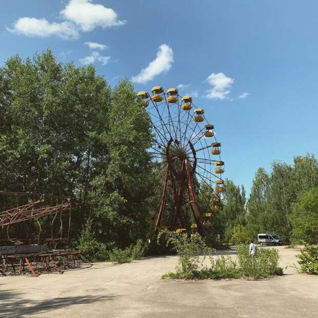 Молодежь прется в Припять чтобы сделать смешные фото