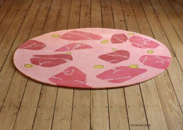 Самые необычные и даже нелепые дизайнерские ковры (13 фото)