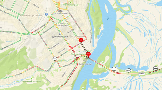 Гигантские пробки сковали Барнаул в День города