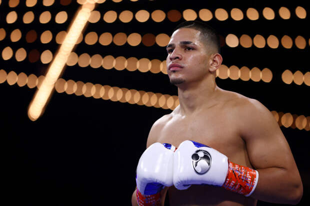 Edgar Berlanga in the ring