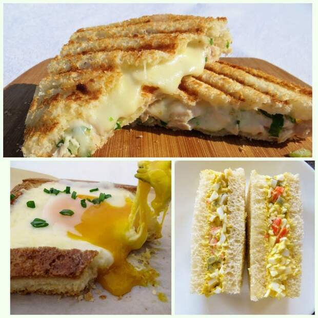 Три рецепта вкусных бутербродов на завтрак (не для ленивых)