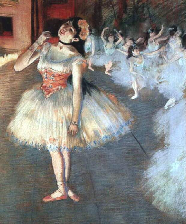 Пастельная живопись Эдгара Дега из цикла «Танцовщицы». Автор: Эдгар Дега.