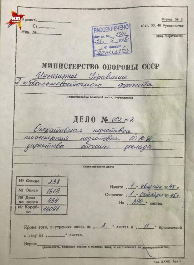 В распоряжении наших спецкоров оказались архивные документы Фото: Александр КОЦ, Дмитрий СТЕШИН