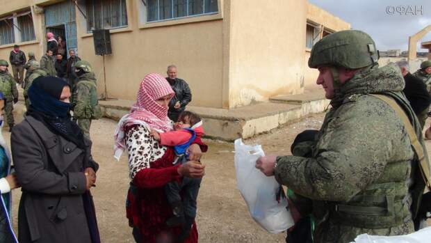 Россия оказала гуманитарную помощь пострадавшим жителям провинции Даръа
