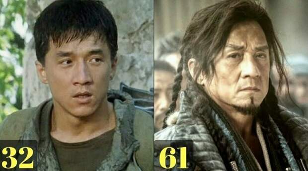 Как менялся Джеки Чан за свою карьеру в кино актер, джеки чан, кино, люимый актер, роль, тогда и сейчас, фильм