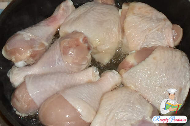 Жарим курицу