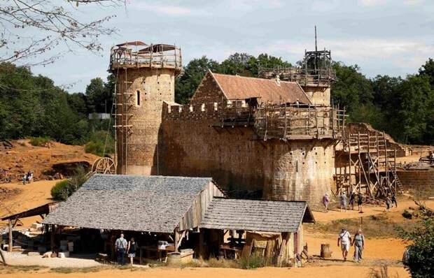 Сколько времени занимало строительство средневекового замка