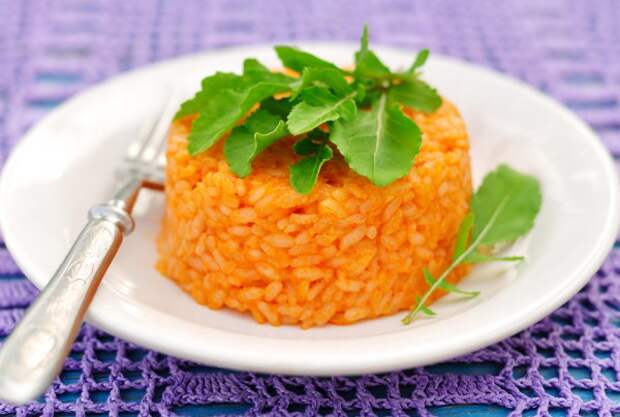 Постный рис по-мексикански