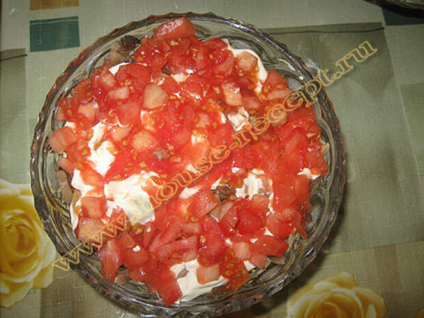 Салат эдем с помидорами
