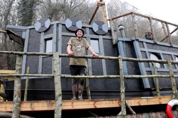 Незаконный пиратский корабль построили в Англии