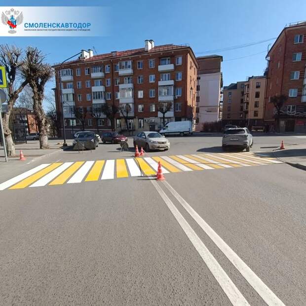В облцентре обновили дорожную разметку