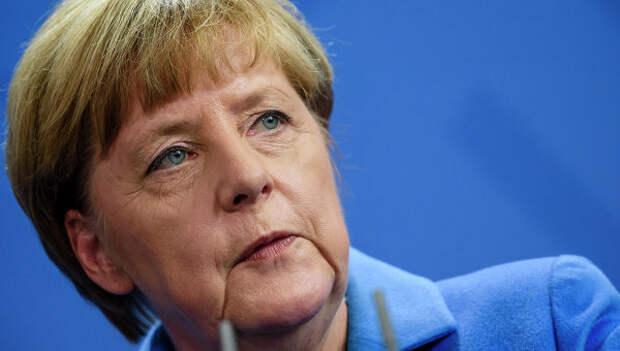 Канцлер Германии Ангела Меркель во время пресс-конференции с премьер-министром Украины в Берлине