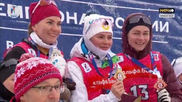 Виктория Метеля завоевала золото на чемпионате России по биатлону
