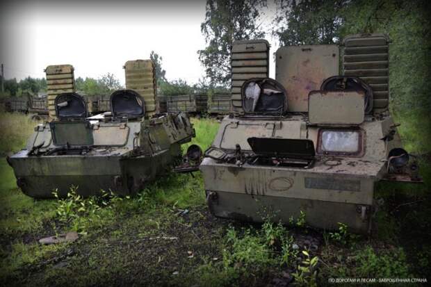 Свалка военной техники