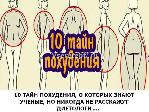 10 ТАЙН ПОХУДЕНИЯ, О КОТОРЫХ ЗНАЮТ УЧЕНЫЕ, НО НИКОГДА НЕ РАССКАЖУТ ДИЕТОЛОГИ