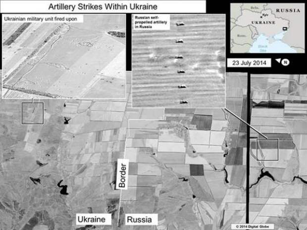 США предоставили доказательства обстрела сил АТО из России США предоставили доказательства обстрела сил АТО из России