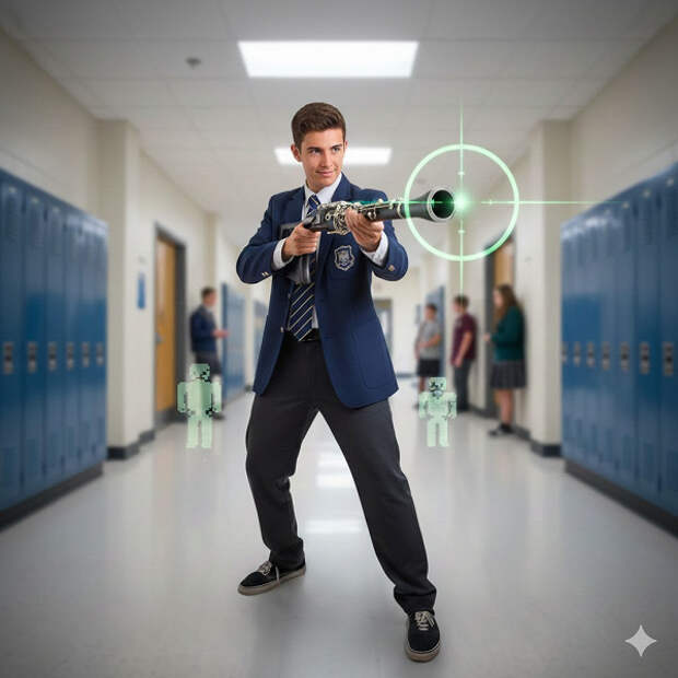 Школьная система безопасности в США определила кларнет, как оружие, и объявила «красный код»