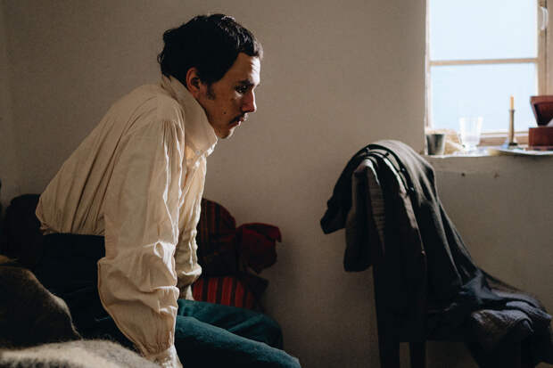 На съёмках фильма «Лермонтов»