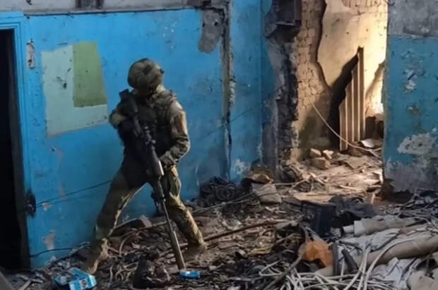 Российские военные заняли позиции в микрорайоне Гора в Константиновке