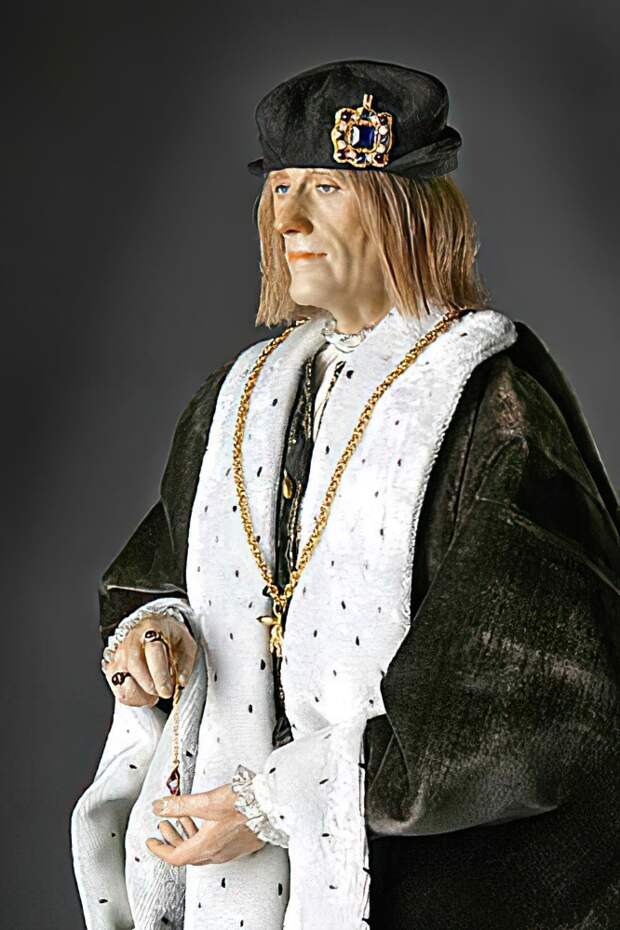 Портрет Генриха VII, он же.  Генрих VII Английский, Харри Тюдур из Исторических деятелей Англии