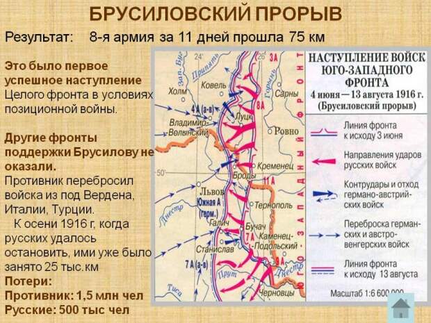 Сто лет назад начался Брусиловский прорыв