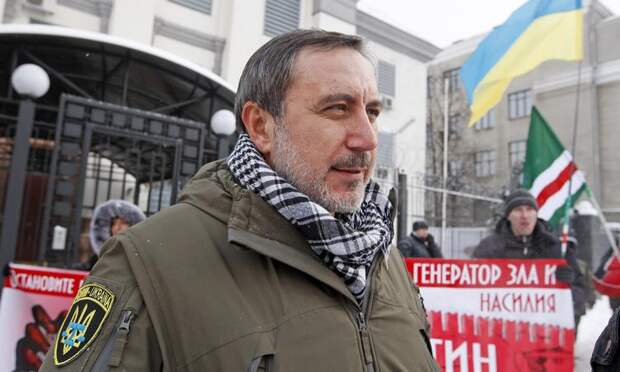 Ленур Ислямов во время антироссийского митинга Фото: Vasyl Shevchenko/ Zuma/ Global Look