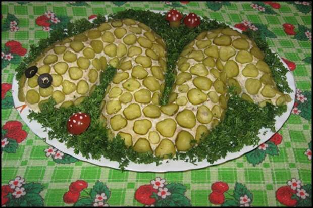 Салат "Змейка"