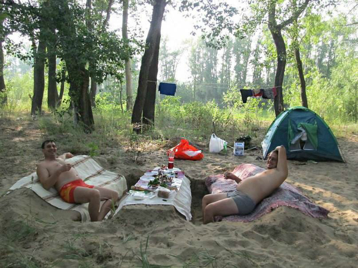 Гостиная под открытым небом.
