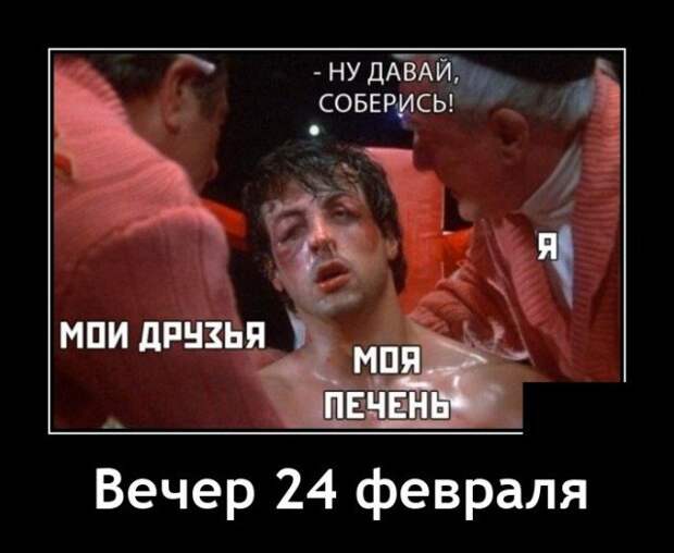 Демотиватор про 23 февраля