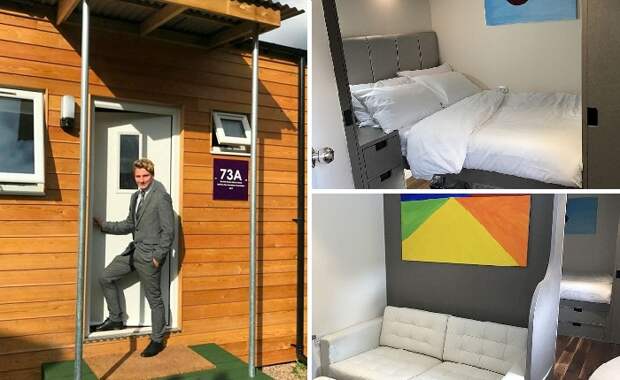 В Великобритании для бездомных сделали новые капсульные дома