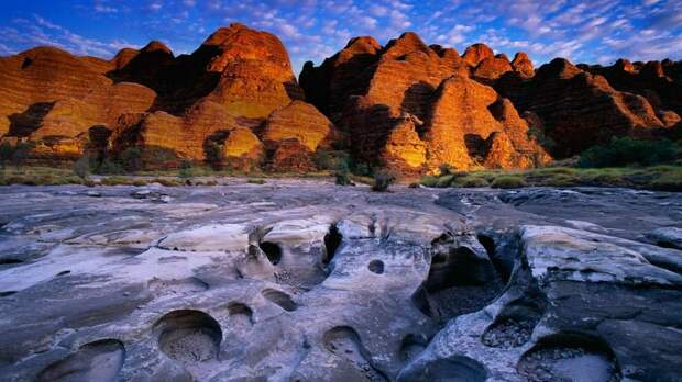 Горный хребет Бангл-Бангл, (Bungle Bungle Ranges), Национальный парк Пурнулулу, Австралия