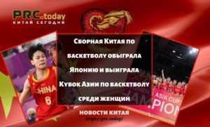 Сборная Китая по баскетболу обыграла Японию и выиграла Кубок Азии по баскетболу среди женщин