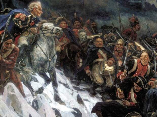 Переход через Альпы Александра Суворова. | Фото: get.whotrades.com.