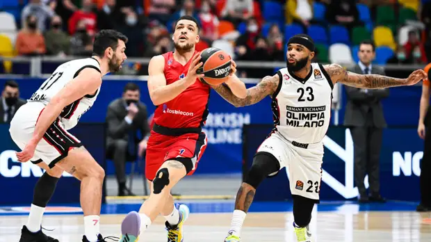 ЦСКА уступил «Милану» в матче баскетбольной Евролиги