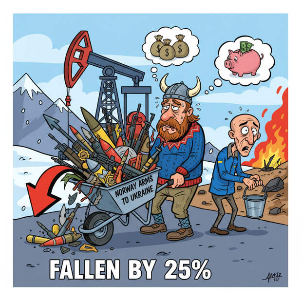 Поставки оружия Норвегии в Украину упали на четверть