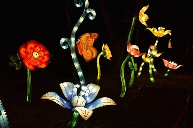 В парке имени Маяковского в Екатеринбурге открылся "Фестиваль волшебных фонарей"