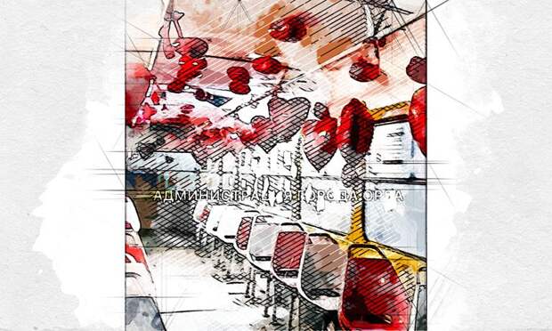 В Орле разъезжает «трамвай любви» с алыми сердцами