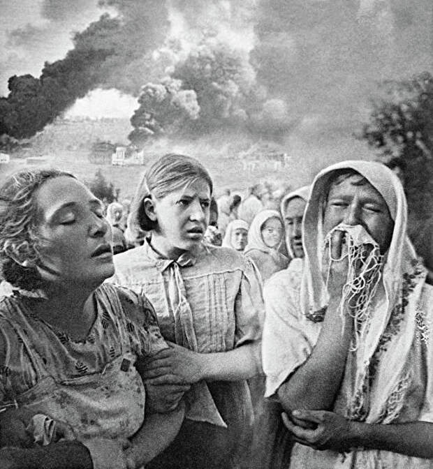 Великая Отечественная война 1941-1945 гг. 23 июня 1941 года в Киеве. Район Грушки
